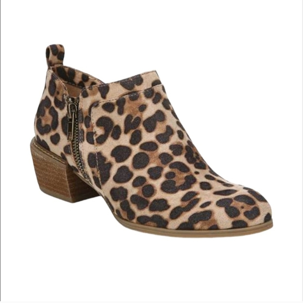 SOUL Naturalizer Leopard Print Ankle Boots